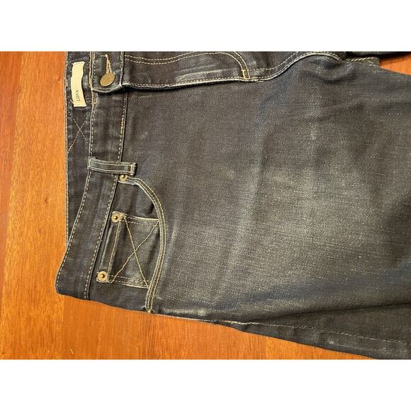 Size 34 Made In USA Lova Design Blue Jeans Denim Button Fly - Picture 3 of 15